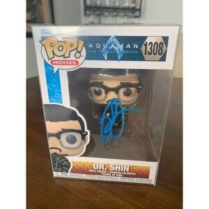 Signed Funko Pop! Randall Park - Aquaman - Dr Shin #1308